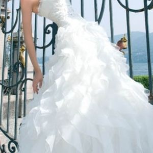 Demetrios White Wedding Gown
